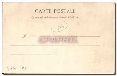 Grasse — Vista artística entre os Oliveiros — Edição Giletta — Verso