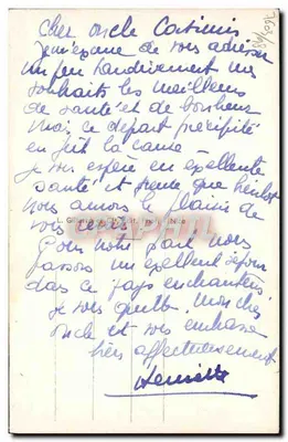 Cannes. Schloss St-Honorat - Insel Lérins — Verlag L. Gilliart & Cie, Nice, Nr. 402 — Rückseite