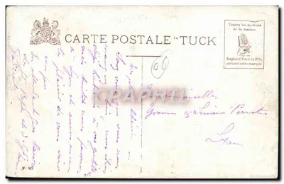 Cannes, Île Saint-Honorat, Stary Zamek — Wydawnictwo Tuck, nr 80 — Rewers