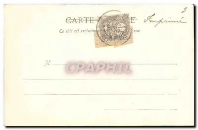 Cannes - Interior do Castelo de S' Honorat — P. L. M., editor, n° 56 — Verso