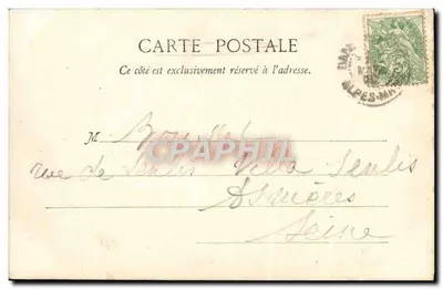 Cannes - De Eiland & Kasteel van Sint-Honorat — Uitgave Giletta, foto Nice, n°411 — Achterkant