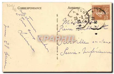 Juan-les-Pins — El Boulevard de la Plage — LL — Reverso