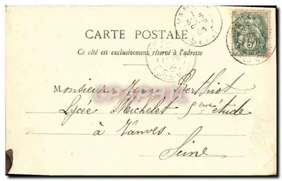 Juan-les-Pins - A Pinède — Edição Giletta, fot. Nice, n° 2844 — Verso