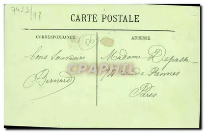 Juan-les-Pins — Plaża i kasyno — LL. n°16 — Rewers