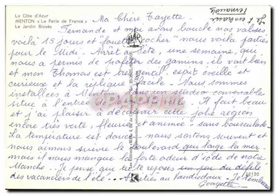 Menton — Ogród Biosvès — Wydawnictwo MAR — Rewers