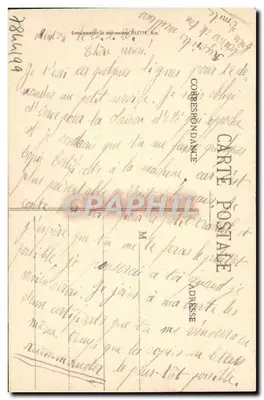 Menton — Miasto i nabrzeże między palmami — Wydawnictwo Giletta nr 948 — Rewers