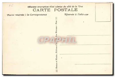 Menton — Ogólny widok z Cap Martin — Rostan et Munier, Nice — Rewers