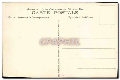 Menton — A Velha Cidade e a Promenade — R M. 1422 — Verso