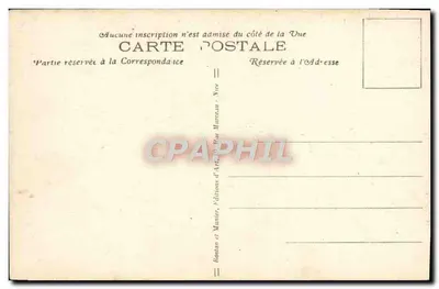 Menton — Vista geral — R.M. n°1443 — Verso