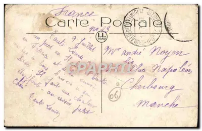 Menton — granica włoska. Czerwone Skale i Hotel Miramar — LL — Rewers