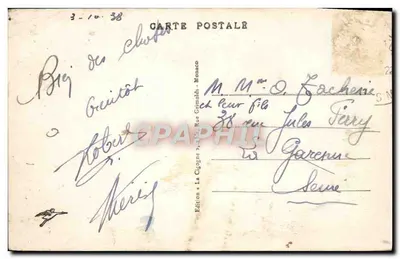 Menton. - Ogrody i Kasyno — Wydawnictwo Cigogne, nr 304 — Rewers