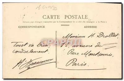 Menton — La Jetée en Garavan — Uitgave Pueird, Nizza, n° 176 — Achterkant