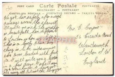Menton — Visão geral do lado Oeste — ND Fot. n° 927 — Verso