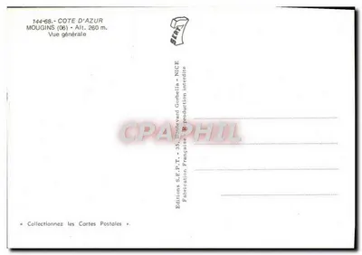 Mougins — Ogólny widok — Éditions S.E.P.T. - NICE — Rewers