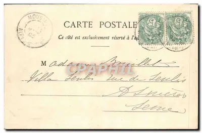 MOUGINS (Alpes-Maritimes) — Altitude 260 metros — L. Caval, A.B.&C°, VANCIS — Verso