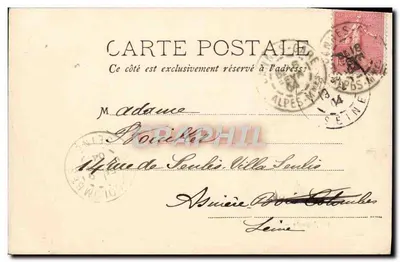 La Napoule — Castelo — W. Stocker, Cannes, n° 174 — Verso