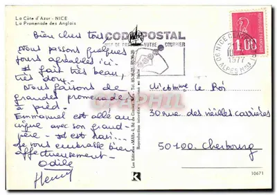 K Costa Blanca — Promenada Anglikańczyków — Wydawca Courrier, nr 10671 — Rewers