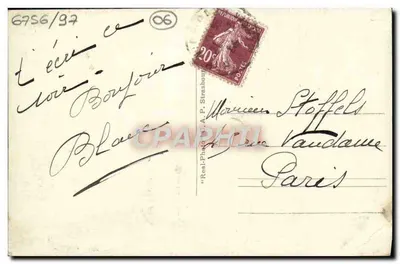 Nice — Allgemeine Ansicht vom Mont Boron — Real-Photo A.P. Strasbourg n°236 — Rückseite