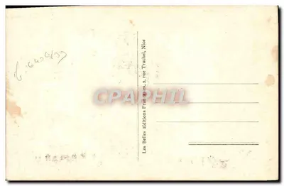 Nice - Promenada Anglika i Pałac na Przyluźni — C.A.I.S. n°412 — Rewers