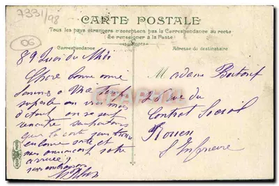 Nice la Cathédrale — éditeur 'C. B. L. & Cie' — n° 1003 — Verso