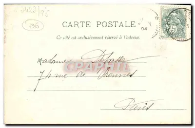 Nice — Quai du Midi — Édition Louis Glaser, Leipzig, n° 2083 — Rewers