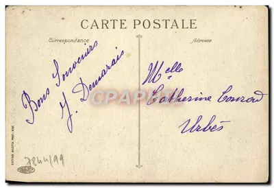 Côte d'Azur z lotu ptaka, z Nice do Menton — Wydawnictwo Billetta, Nice, nr 1 — Rewers