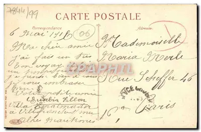 NICE - Ogólny widok z Mont-Boron — Wydawnictwo Chapon, nr 35 — Rewers