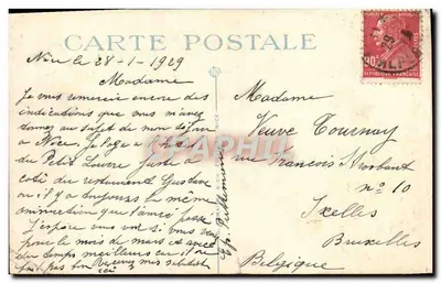 Nice — La Jetée-Promenade vue prise du Château — éditeur impr. sur la carte n°201 — Achterkant