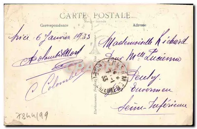 Nice (A.-M.) — Ogólny widok z zamku FL. — n° 1049 — Rewers