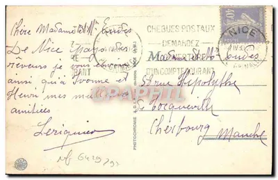 Nice (A.M.) — Ogrody i Kasyno — seria 1229 — Rewers