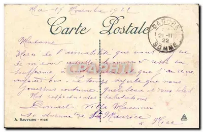 Nice. Widok na port i Riquier — ND. Fot. — n°41 — Rewers