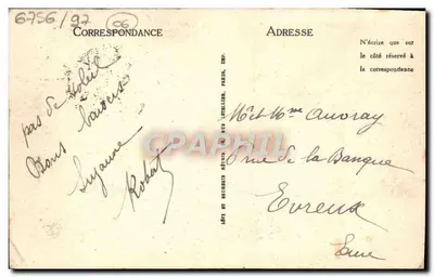 Nizza - Avenue de Verdun — uitzicht op de promenade omringd door palmboom — uitgever LL, n° 110 — Achterkant