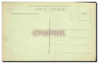 Nice - Promenade des Anglais (Hôtel Rubl) — seria 132, wydawca G. Artaud, Nantes — Rewers
