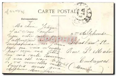Nice — La Jetée, Promenade i ogrody — Wydawca: L. Lagache — Rewers