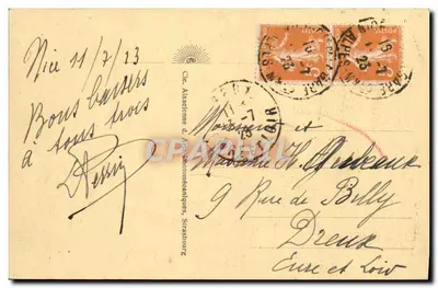 Nice — Ogród Króla Alberta I — CAP, nr 64 — Rewers