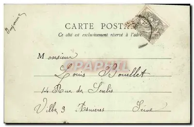 Nice — Petit Séminaire — Karta pocztowa n°106 — Rewers