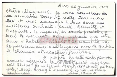 NICE — Ogólny widok z zamku — 637 — Wydawnictwo MÉDIO — Rewers