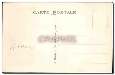 Monument Garibaldiego — Nice — J. Gilletta i Cie, Nice, nr 18 — Rewers