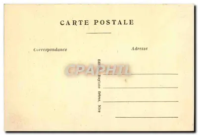 NICE — Widok z Rochers du Château — B. C. — n° 238 — Rewers