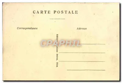 Nice — Píer-Promenade e Jardim — Vista geral — B.F. — n°136 — Verso