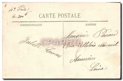Karnawał w Nicei — 1908 — C.P.S. Pai — Rewers