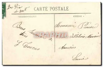 Carnaval de Nice 1908 — Nice-Côte d'Azur — Guendé, fot. Marseille — Rewers