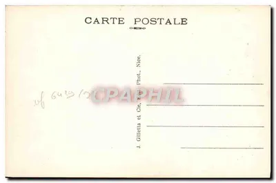 Nice — Palais de la Promenade et Promenade des Anglais — J. Gilletta et Cie, Nice — Rewers