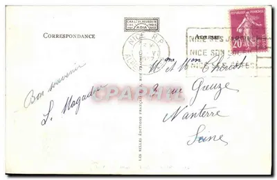NICE — Promenada Anglika — Wydawca CAP.LI TY. NEURDEIN, nr 421 — Rewers