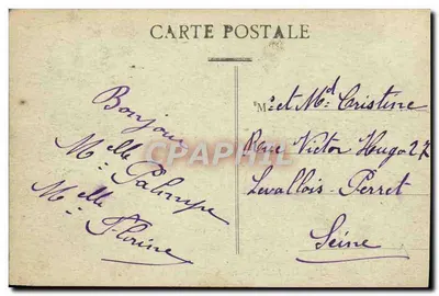 Côte d'Azur - Nice — Port, widok z zamku — Novelta, n°15 — Rewers