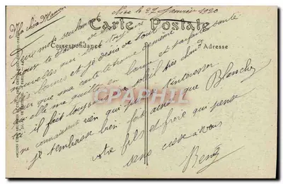 NICE — De Punta van Mont Boron en de Wachttoren — IND Phot, n° 247 — Achterkant