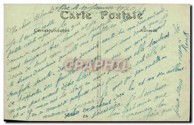 Vue de Nice — Souvenir de Nice — éditeur inconnu, n° 1035 — Rewers