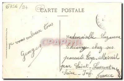 Nizza — Avenue Masséna — Uitgave Gilotta — Achterkant