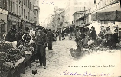 NICE - O Mercado das Flores Cours Saleya — editor M.P. n°66