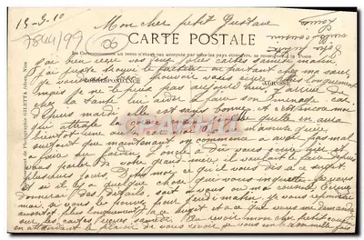 Nice — Boulevard Gambetta — Gilletta-Edition, Foto., Nice — Rückseite